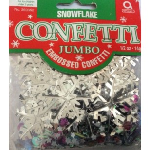Jumbo Snowflake Table Confetti